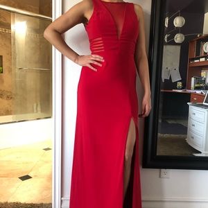 Red prom dress